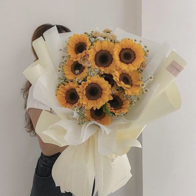 L size sunflower bouquet