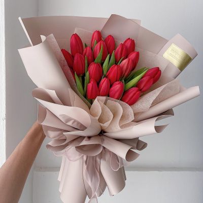 Charm Red Tulip Bouquet