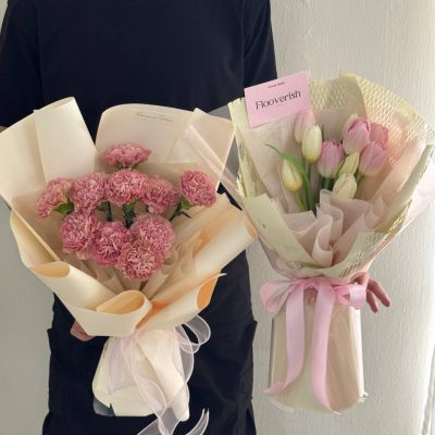 tulip & carnation bouquet